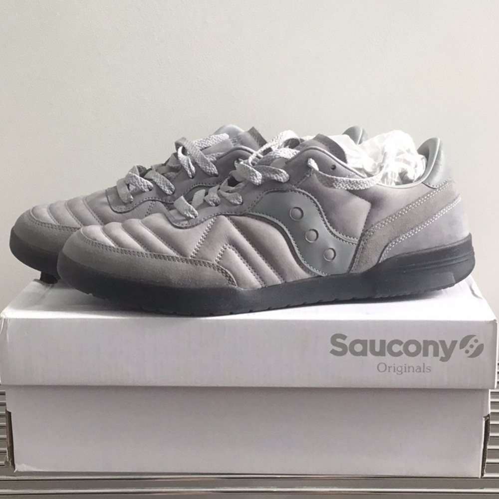Saucony NEW Men's Gray Low-Profile Sneakers
